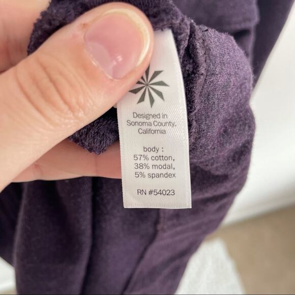 ATHLETA Purple Cotton Power Down Dress Size XXS - Picture 5 of 10